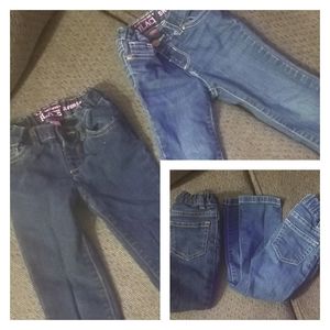 Like new 2 pairs of the childrens place jeans